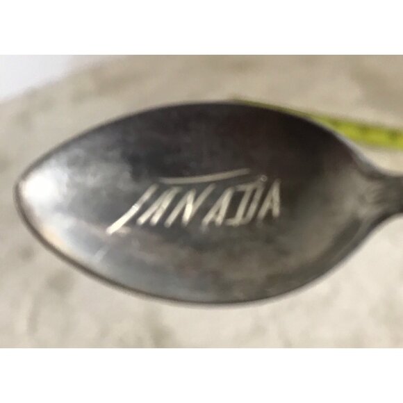 Sterling Silver Souvenir Spoon La Nouvelle Eglise Ste-Anne De Beaupre Canada - Picture 6 of 9